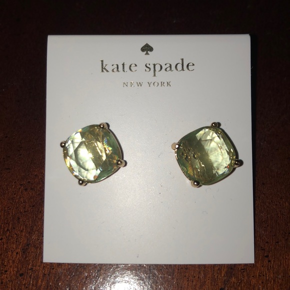 kate spade Jewelry - Kate Spade Pale Green Earrings
